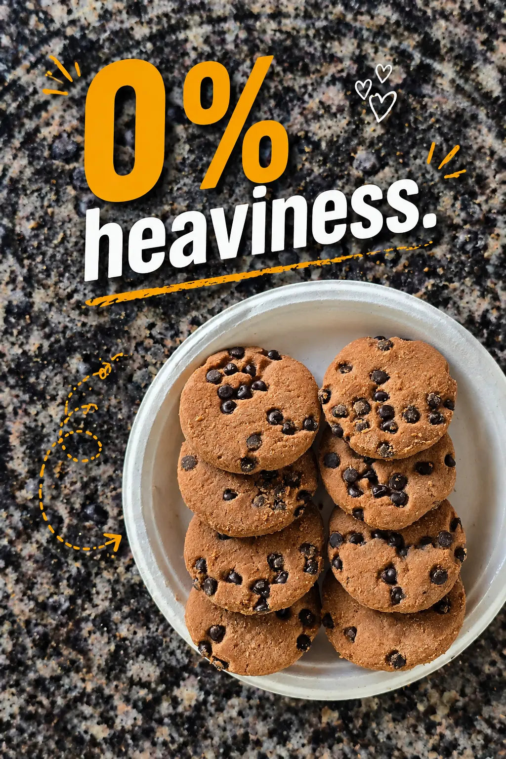 Double Choco Chip Cookies.