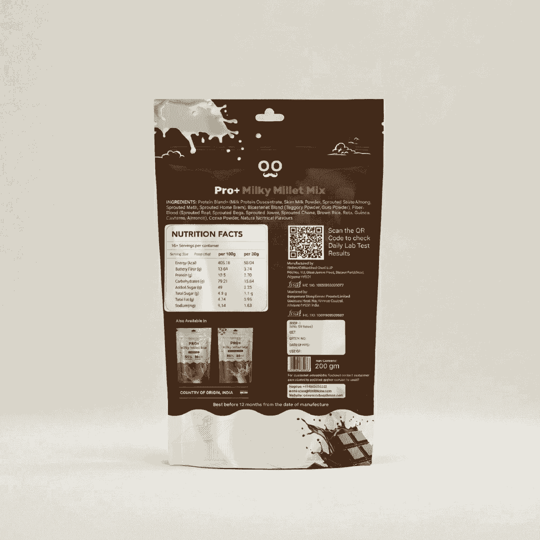 Pro+ Milky Millet Mix - Super Chocolate Flavour.