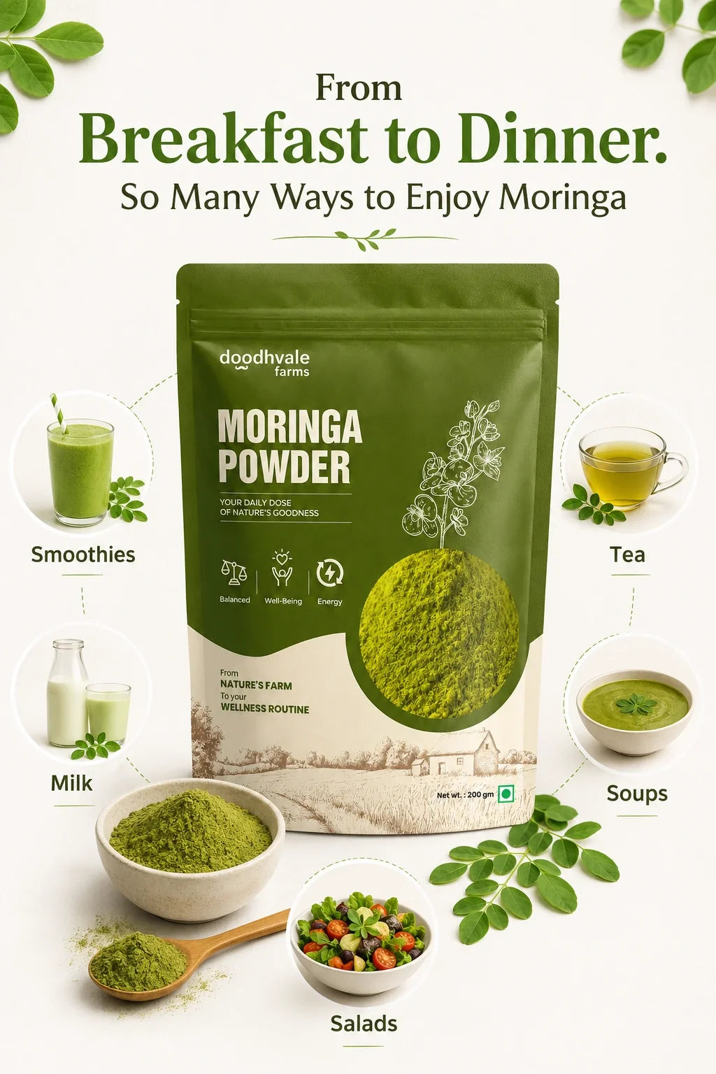 Moringa Powder - 100% Organic