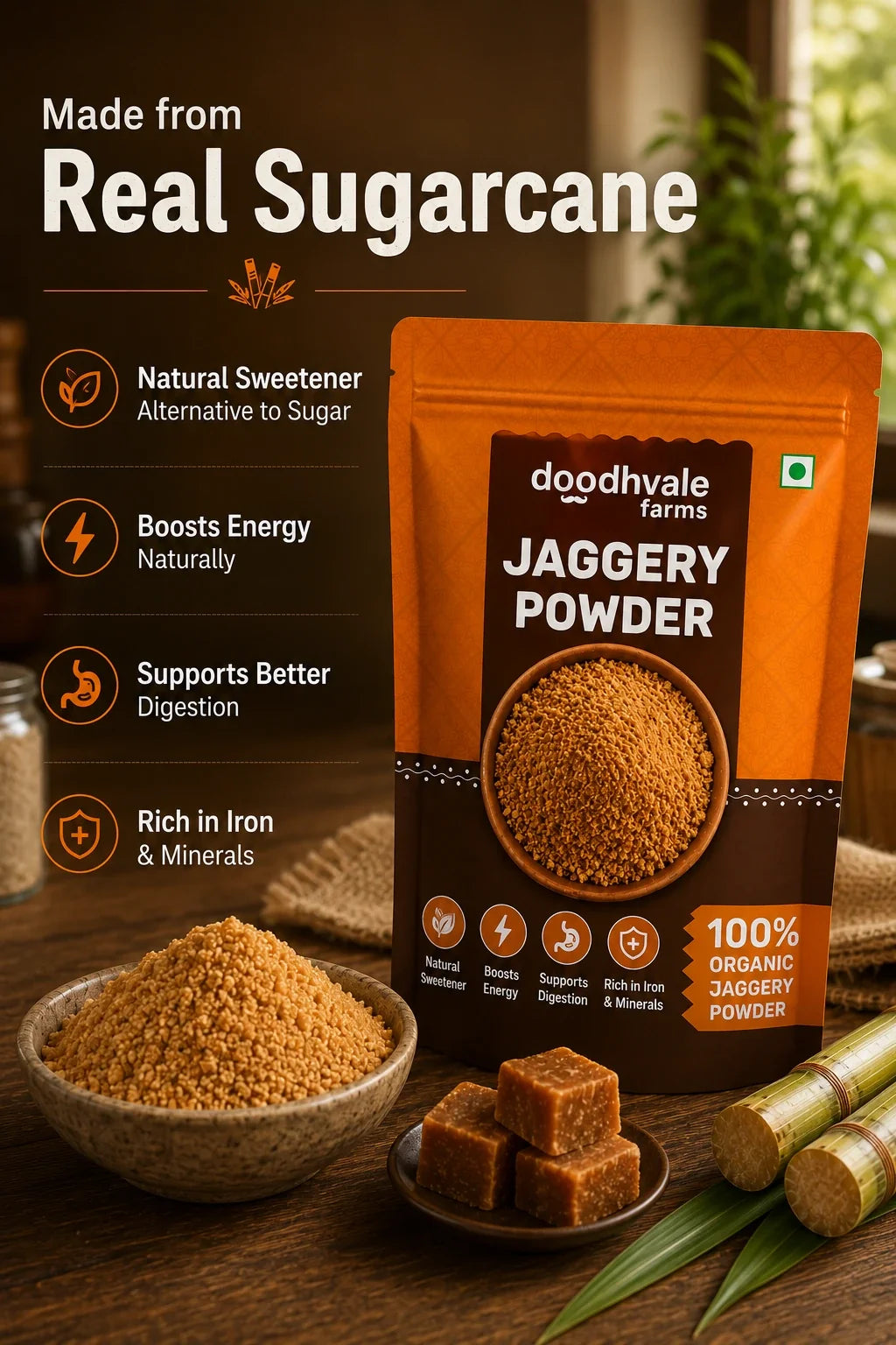 Jaggery Powder Buy 1 get 1 Free