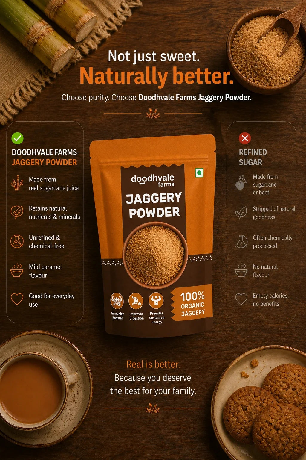 Jaggery Powder Buy 1 get 1 Free