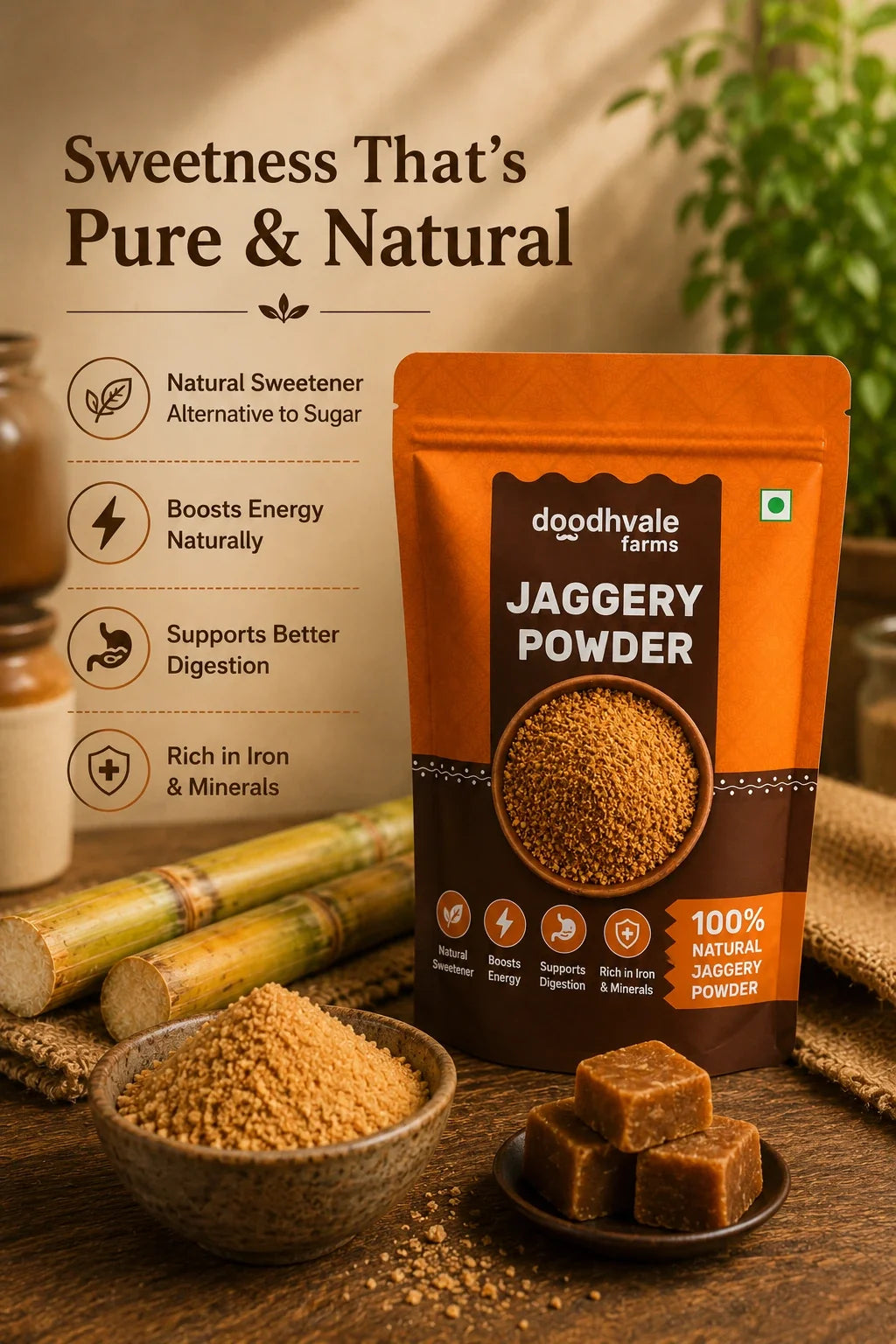 Jaggery Powder Buy 1 get 1 Free