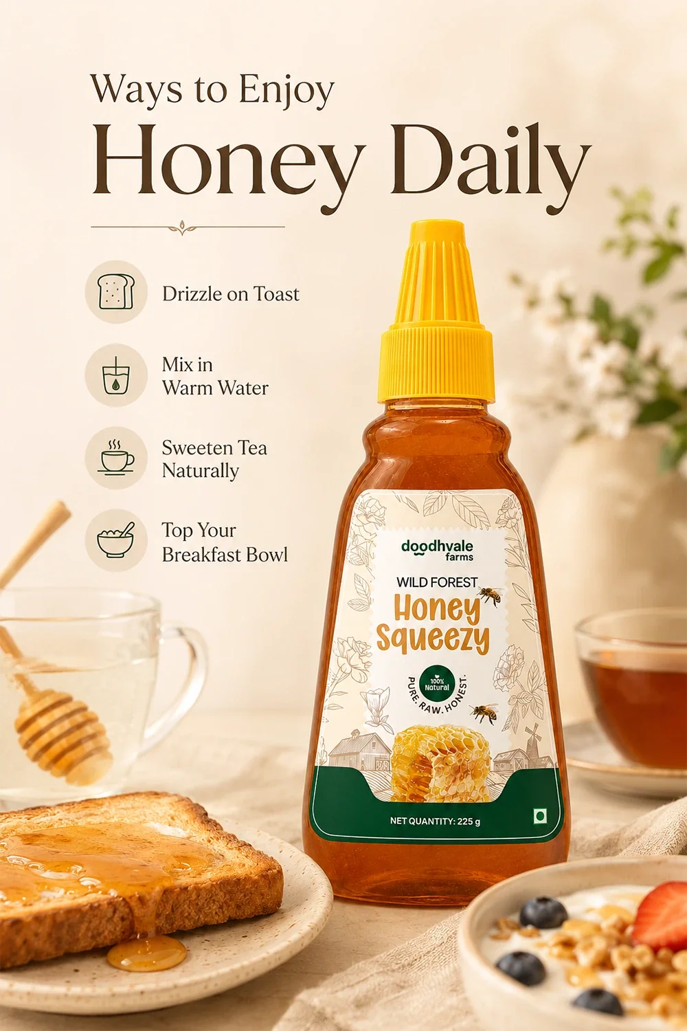 Buy 1 Get 1 Wild Forest Honey Squeezy