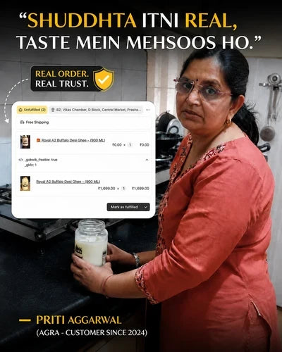 Cow A2 Vedic Desi Ghee - Buy 1 Get 1 Free