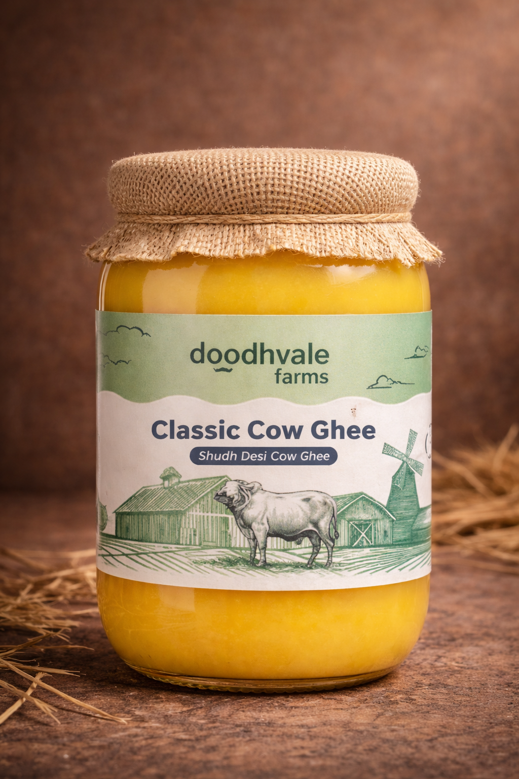 Doodhvale Farms Classic Cow Shuddh Bilona Ghee