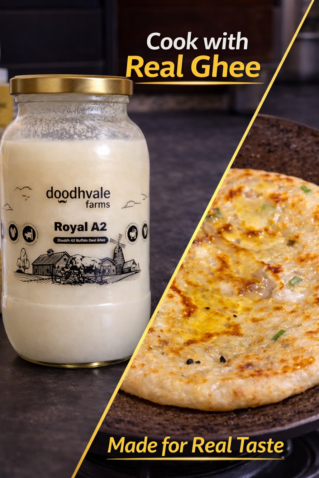 Royal A2 Buffalo Desi Ghee - Buy 1 Get 1 Free