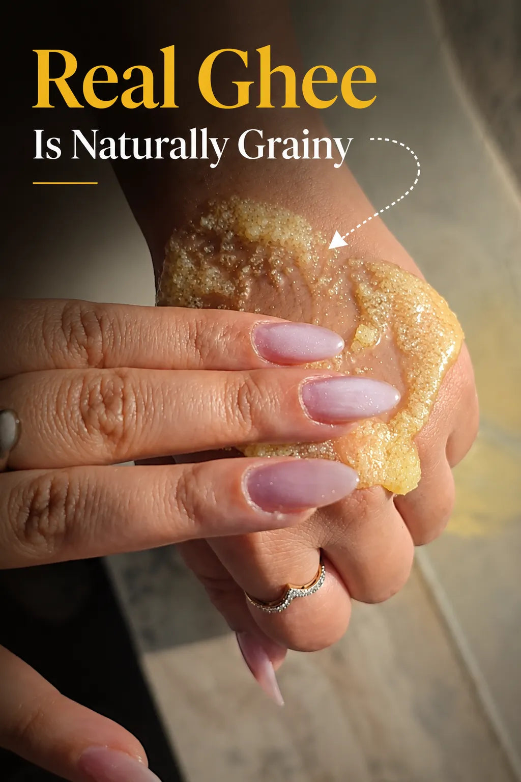 Cow A2 Vedic Desi Ghee - (900 ML) .