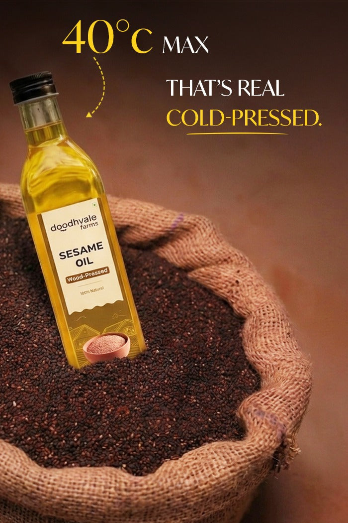 Sesame Oil - Wood Pressed 500ml (2 Unit Pack)