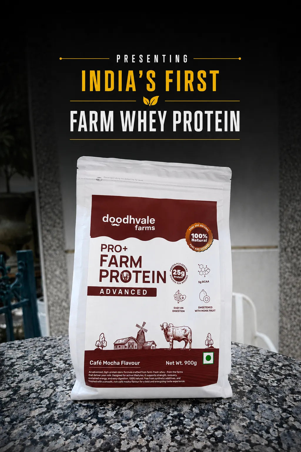 PRO+ Farm Protein Advanced - Cafe Mocha - 25g/scoop
