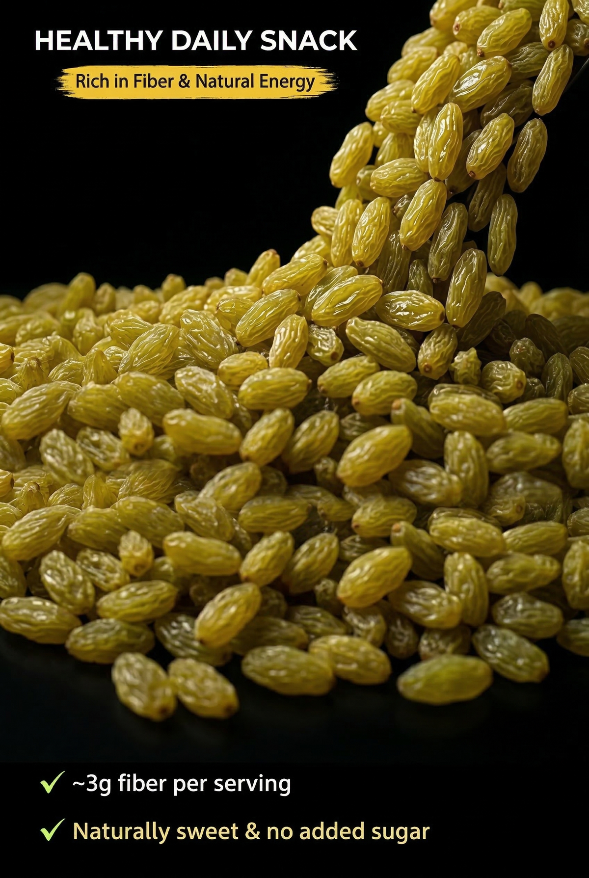 Sun Dried Raisins - Kishmish.