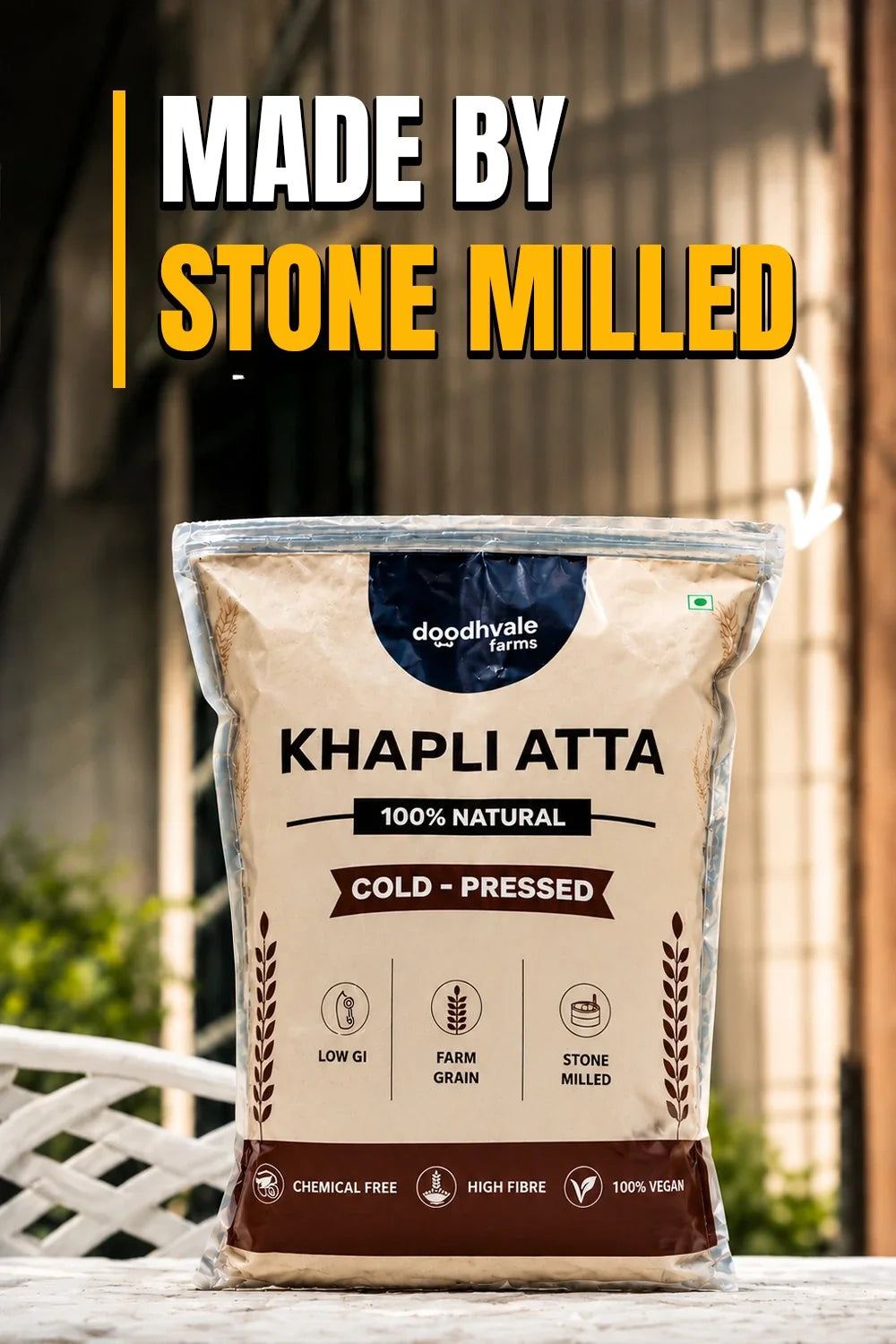 Khapli Atta – Cold Pressed | (2kg) : Buy 3 Get 2 Free