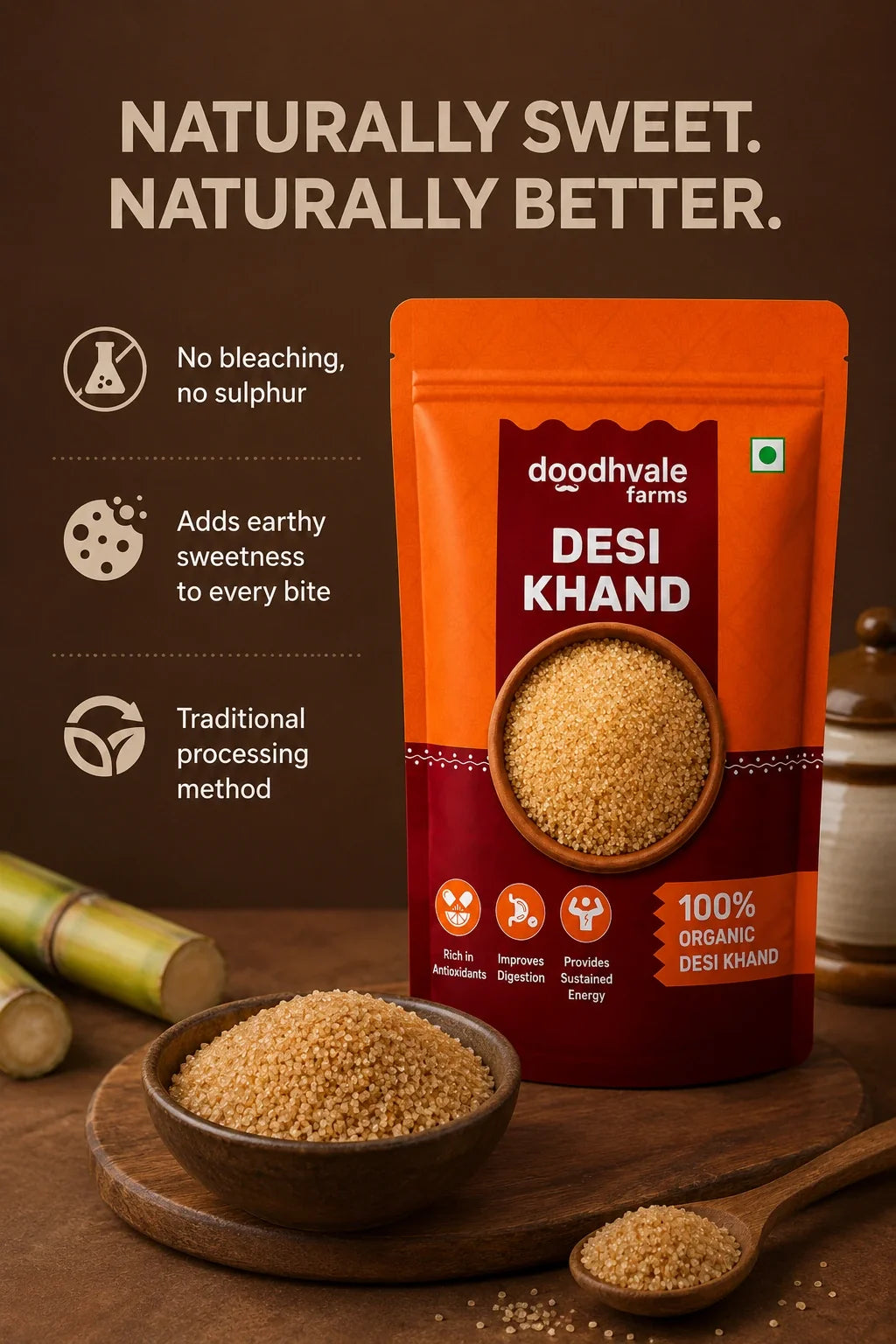 Desi Khand - 100% Organic & Certified