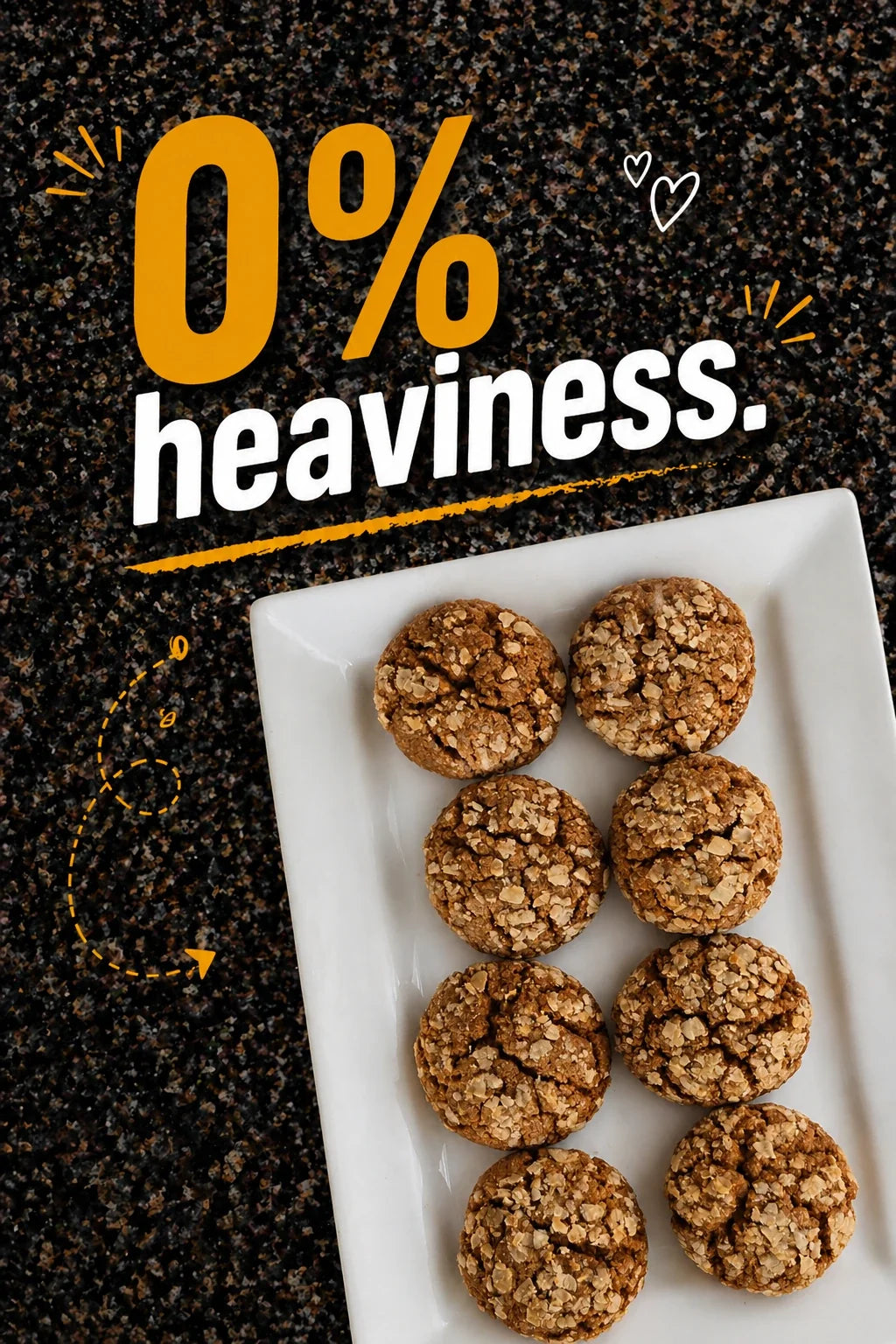 Crunchy Oat Cookies.