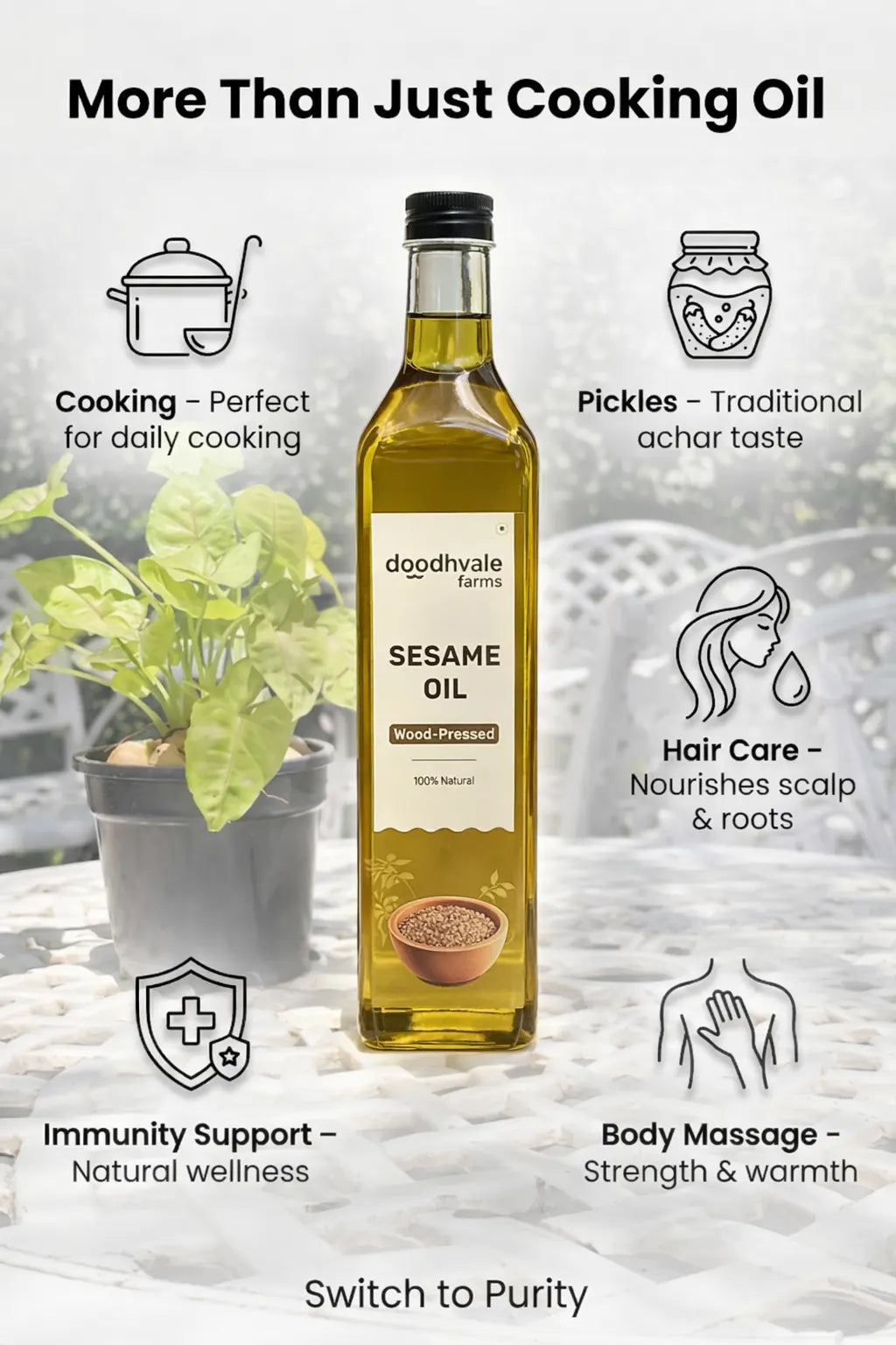 Sesame Oil - Wood Pressed