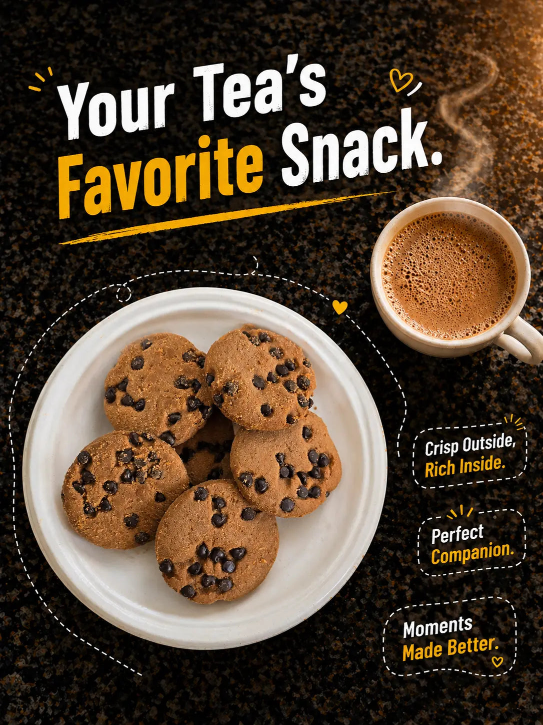 Double Choco Chip Cookies.