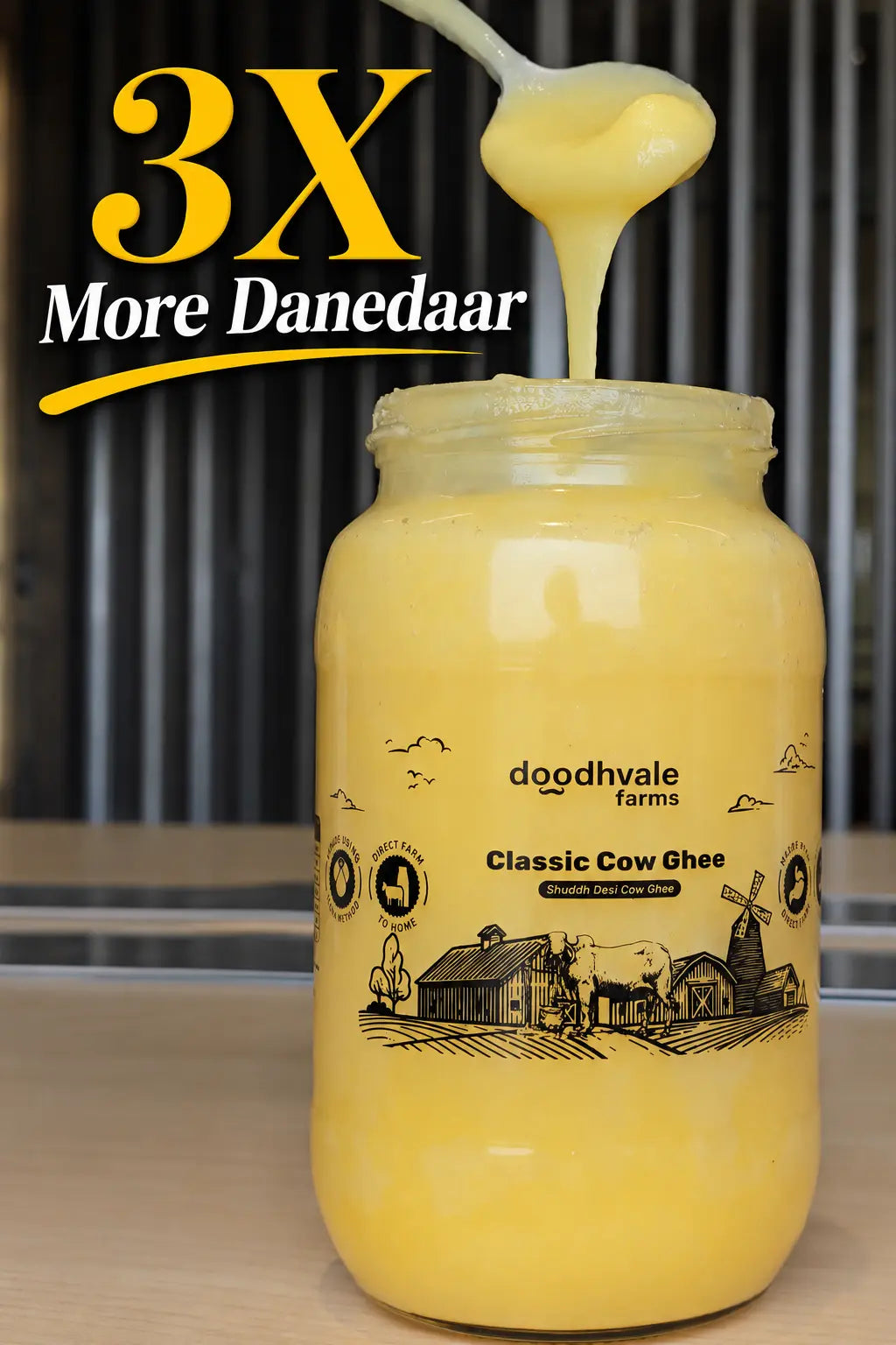 Classic Cow Ghee + Khapli Atta Combo