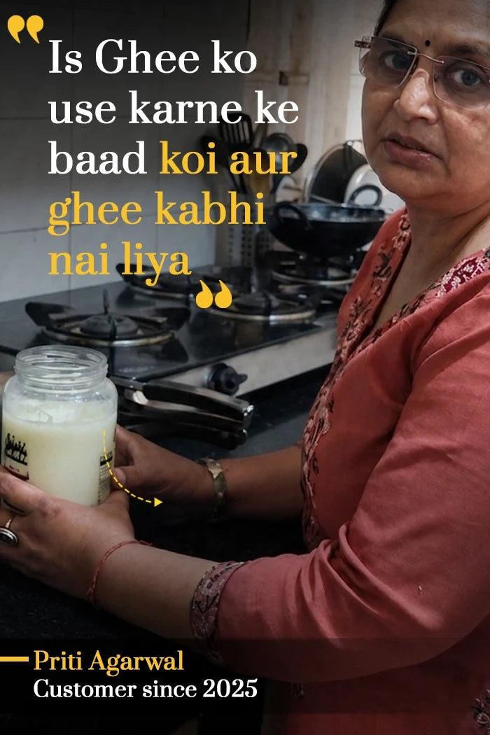 Royal A2 Buffalo Desi Ghee - (900 ML)