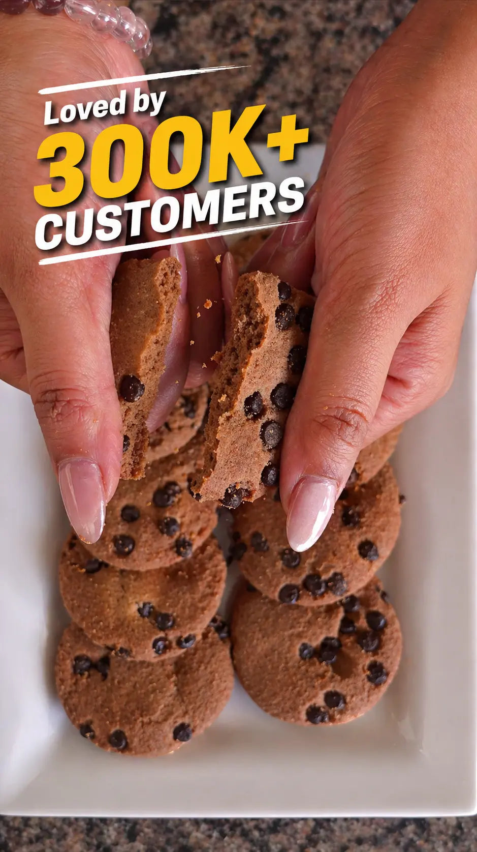 Double Choco Chip Cookies.