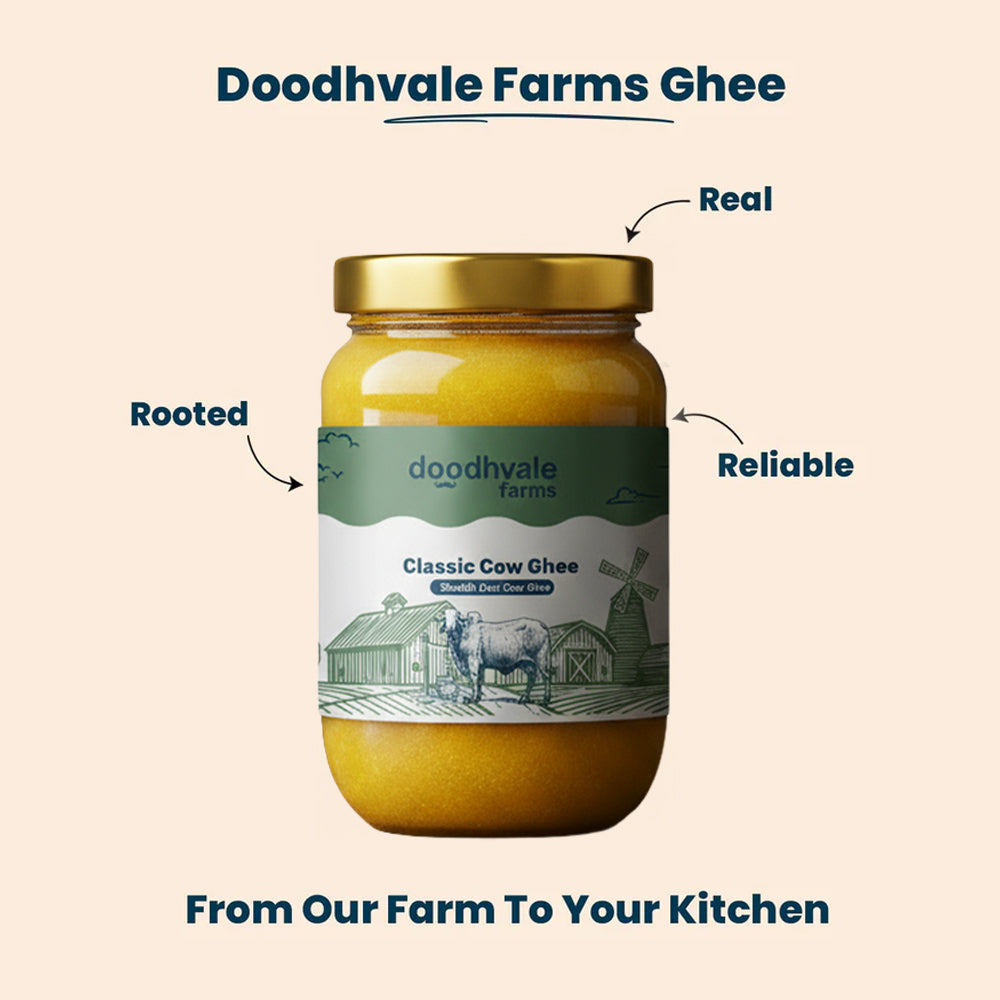 Doodhvale Farms Classic Cow Shuddh Bilona Ghee