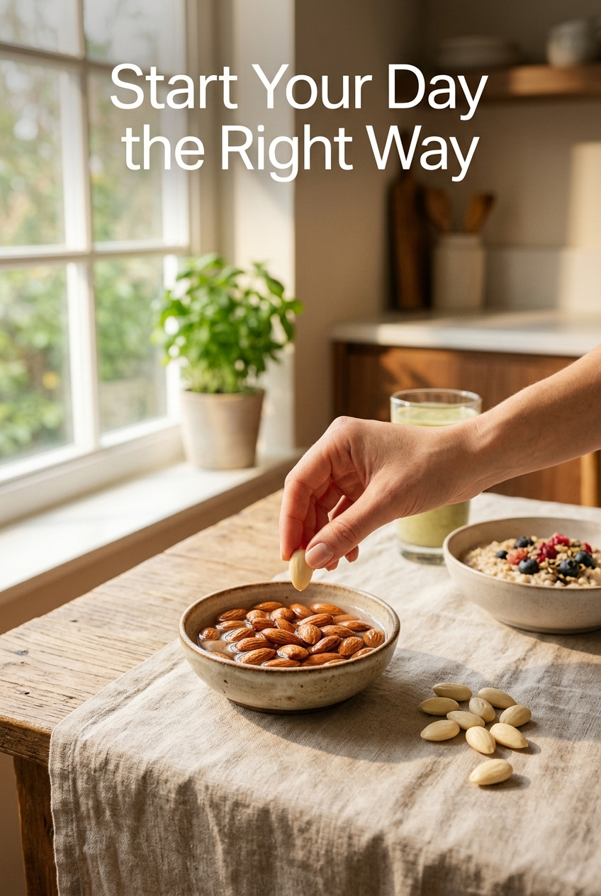 Raw Californian Almonds.