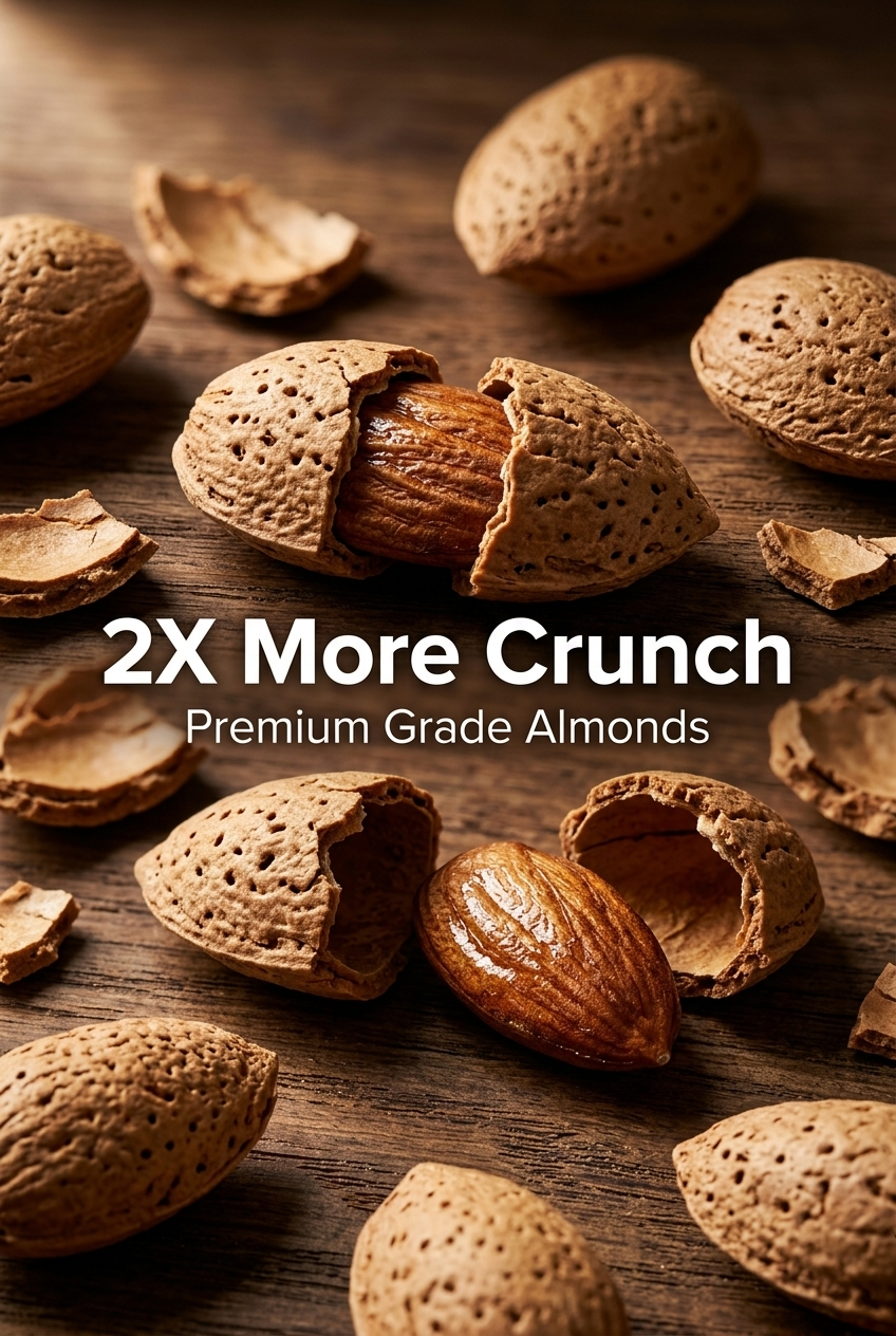 Raw Californian Almonds.