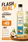 Flash Sale - Coconut Oil - Wood Pressed