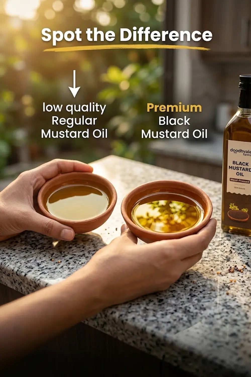 Black Mustard Oil - Wood Pressed