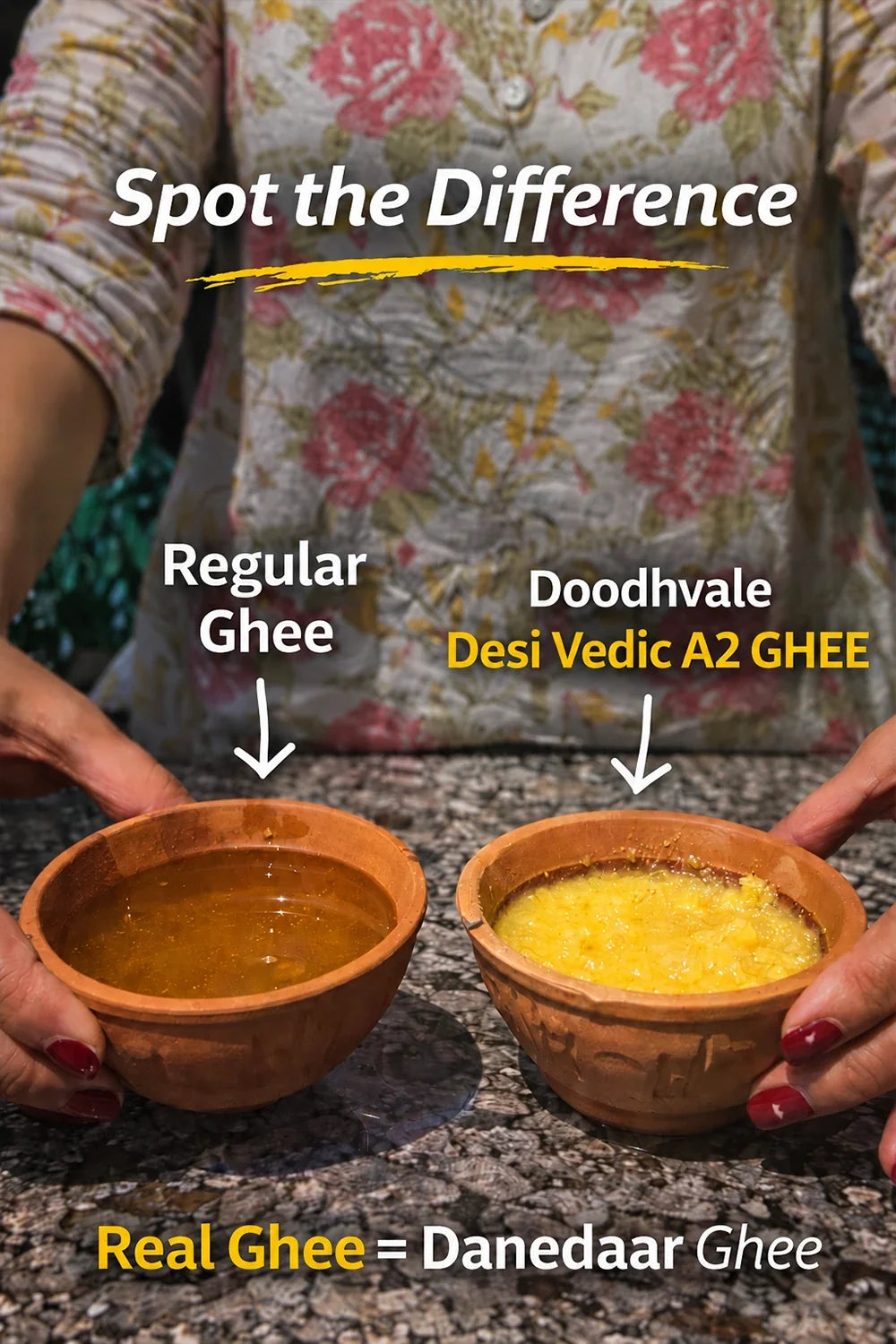 Cow A2 Vedic Desi Ghee Dolchi 5L