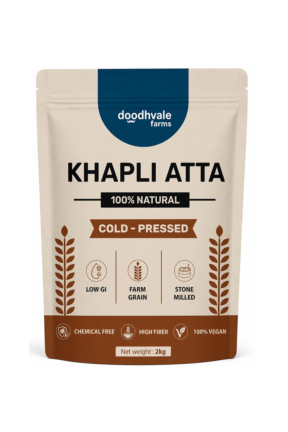 Khapli Atta – Cold Pressed | 2kg