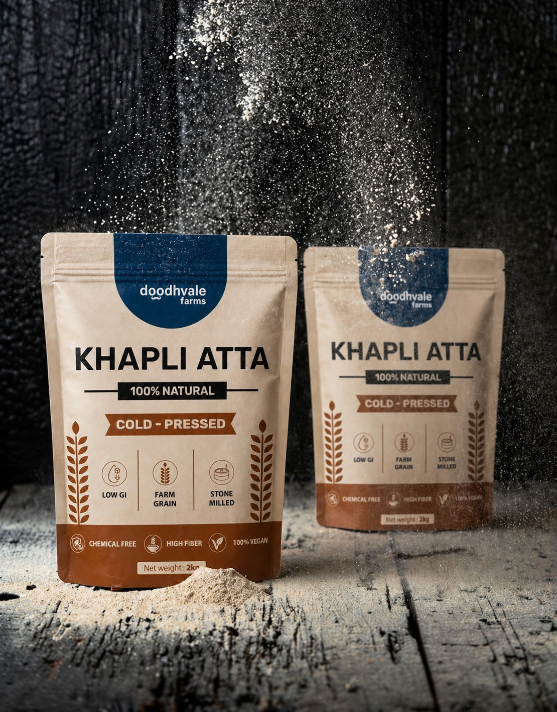 Khapli Atta – Cold Pressed | 1kg .