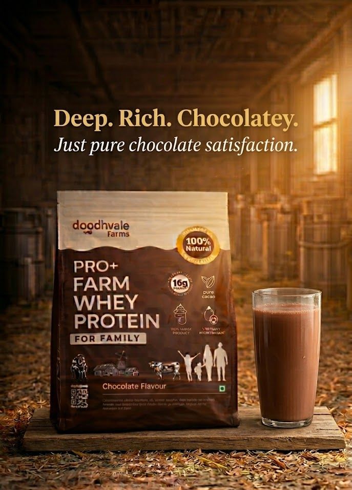Flash Sale - PRO+ Farm Protein For Family - Belgian Chocolate - 16g/scoop