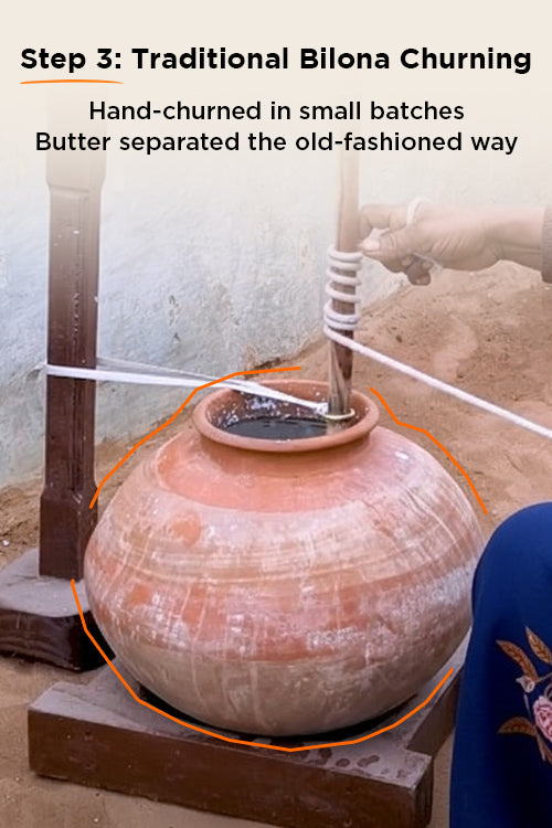 <div class="metafield-rich_text_field"><p>Traditional Bilona Churning</p></div>