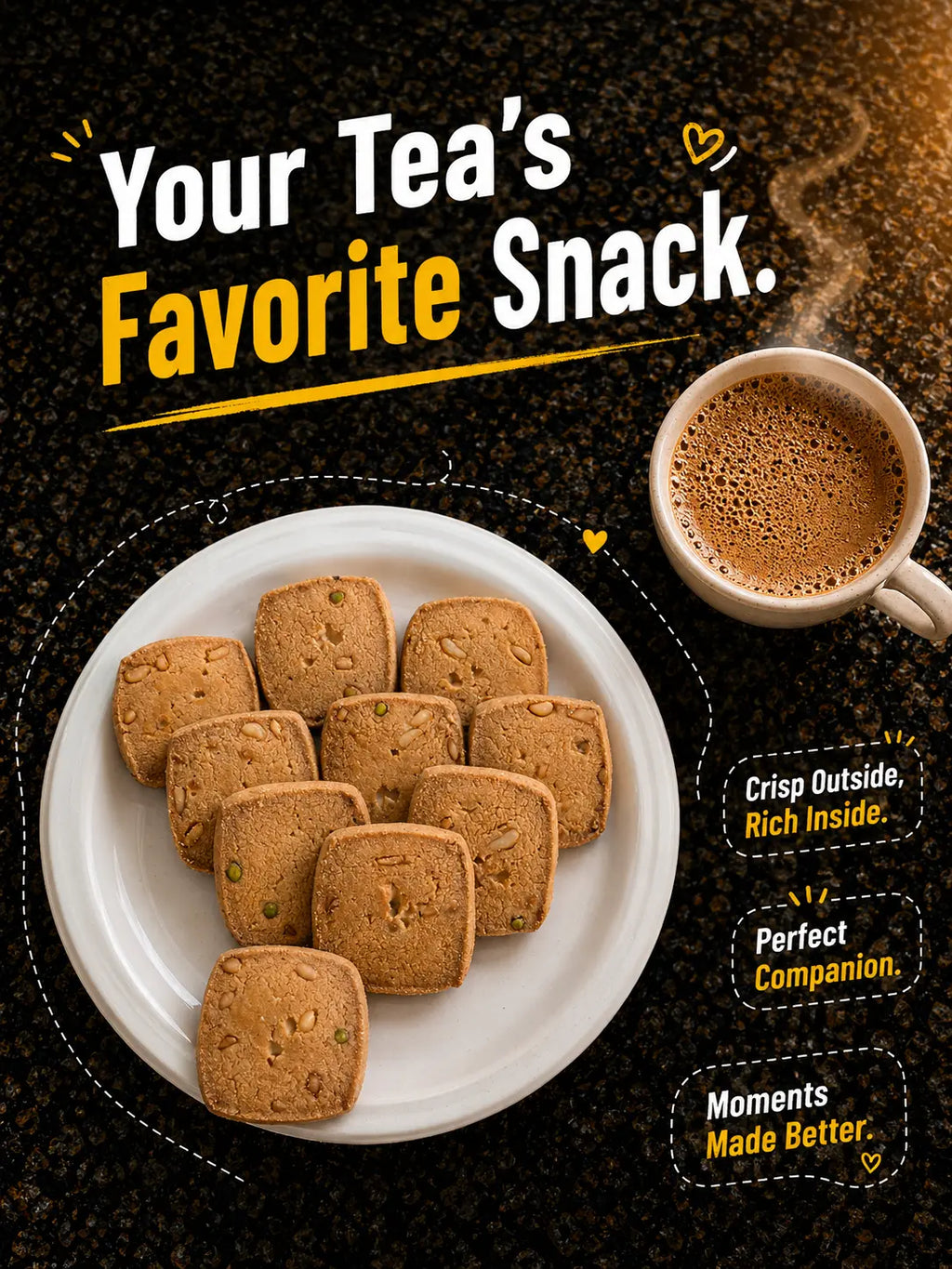 Kaju Pista Biscuit.