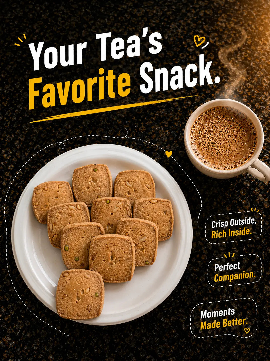 Kaju Pista Biscuit.