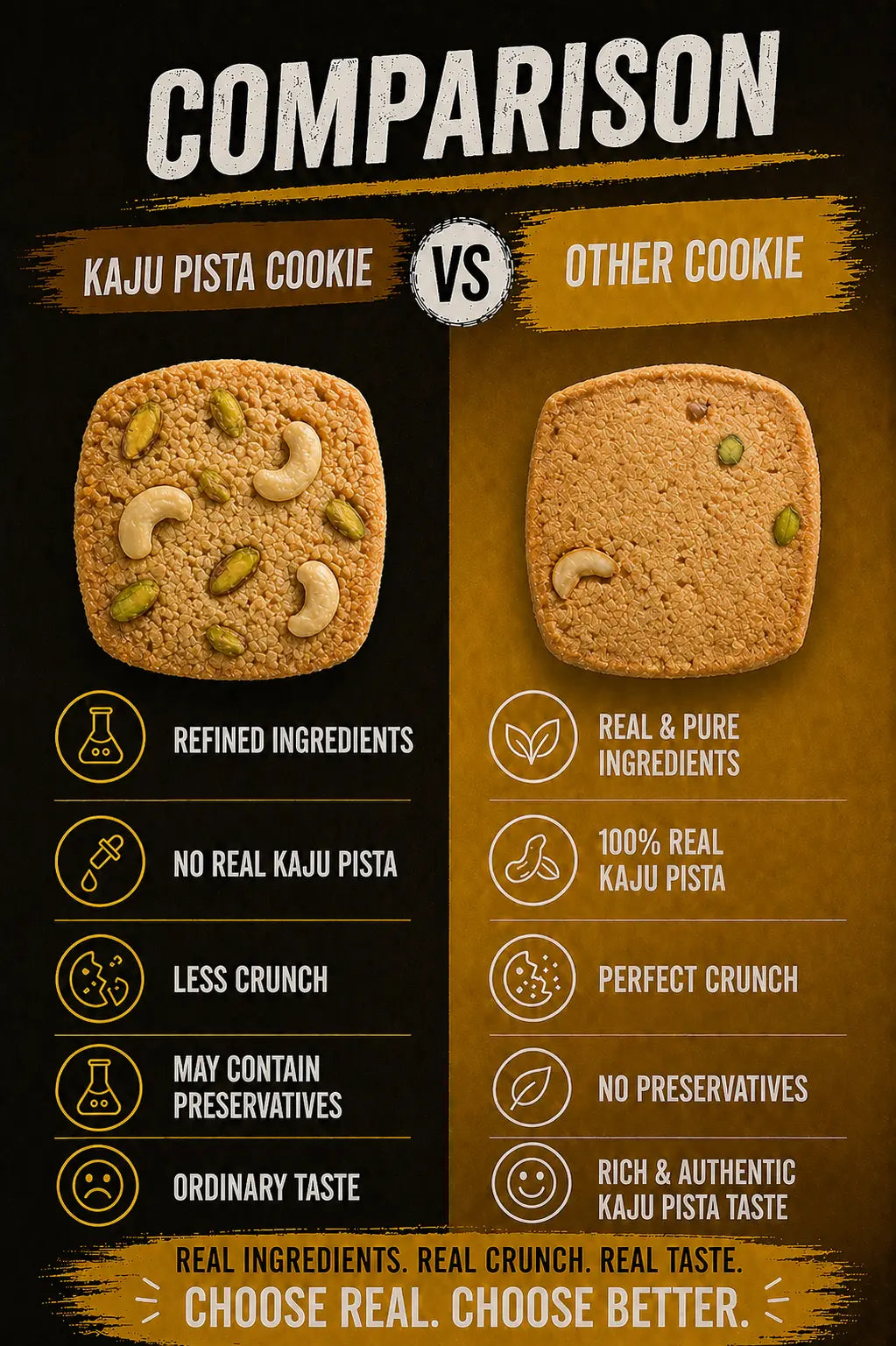 Kaju Pista Biscuit.