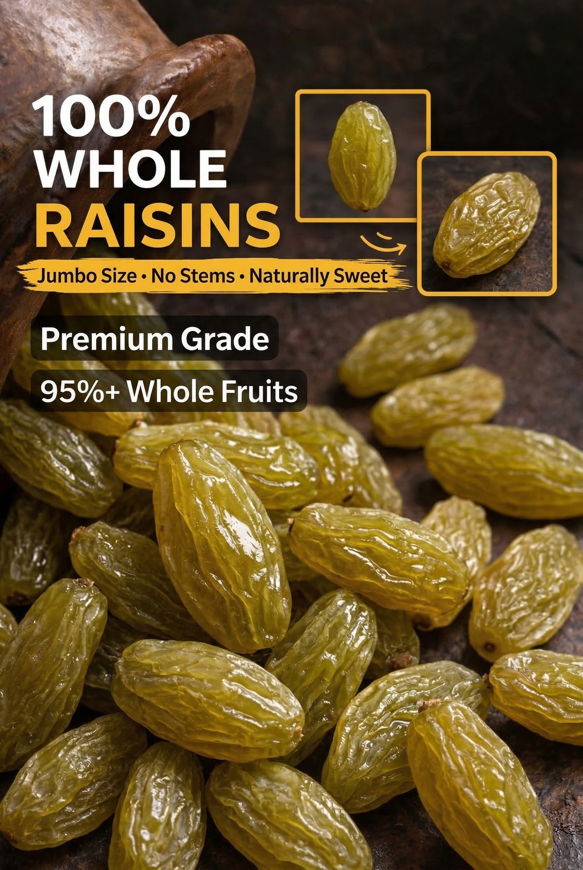 Sun Dried Raisins - Kishmish