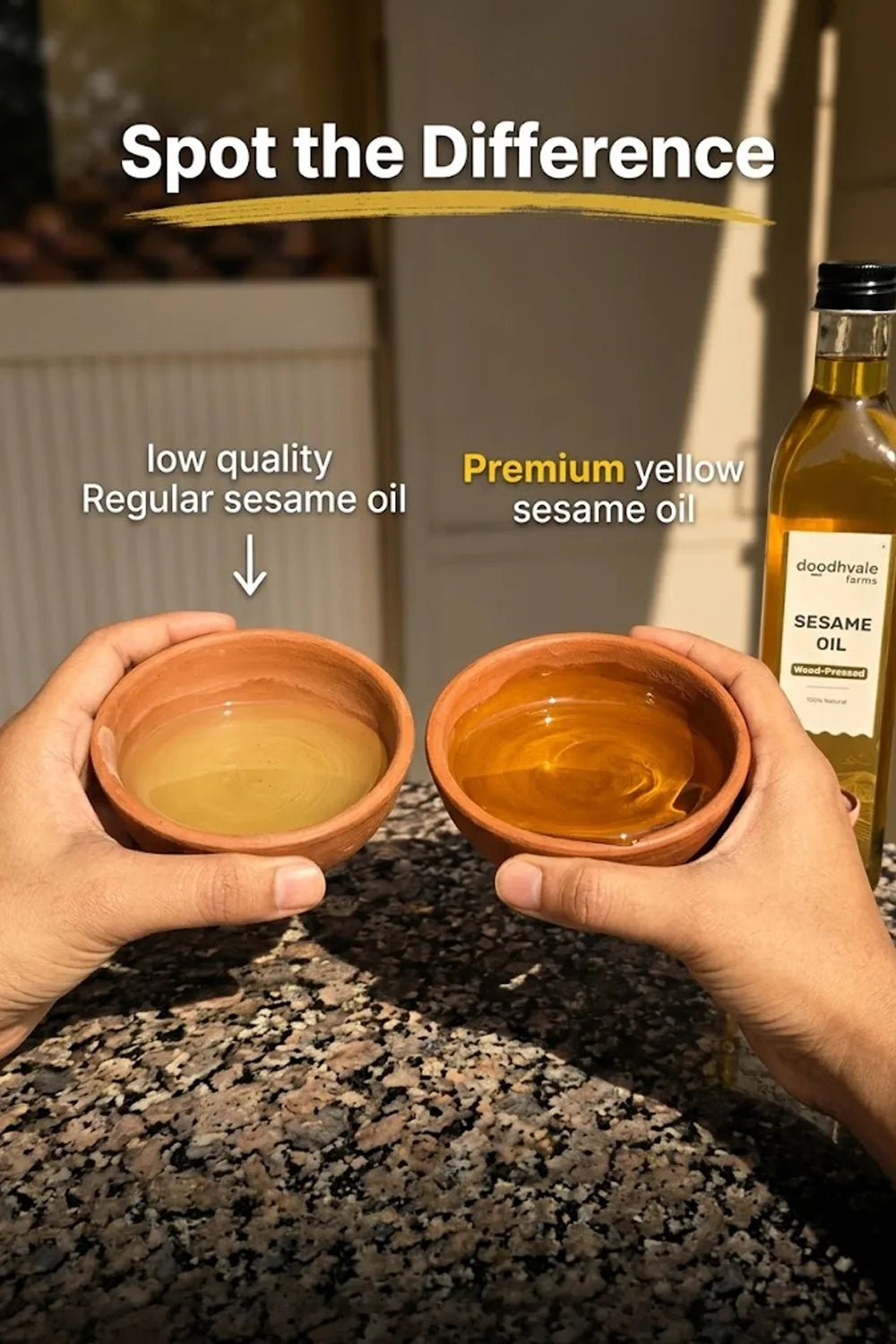 Sesame Oil - Wood Pressed 500ml (2 Unit Pack)
